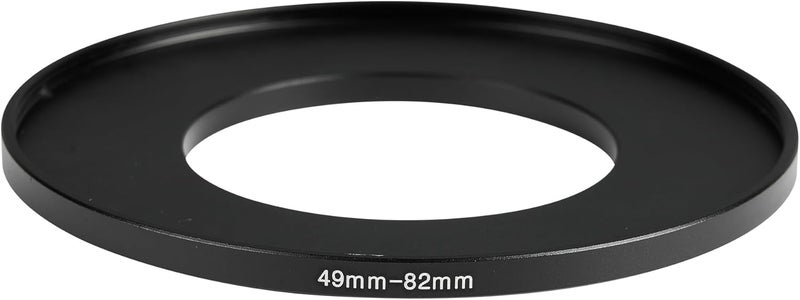 JOYTOLIN 49-82mm Metal Step-Up Ring Adapter Compatible with Mirrorless Cameras DSLR Lens, UV CPL ND Filter Thread Converter, Black - Image 2